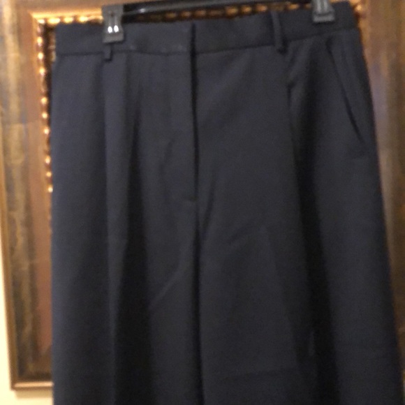 Sandro high waist belt loop zip fly faux back pocket, front pocket trousers - Picture 3 of 11